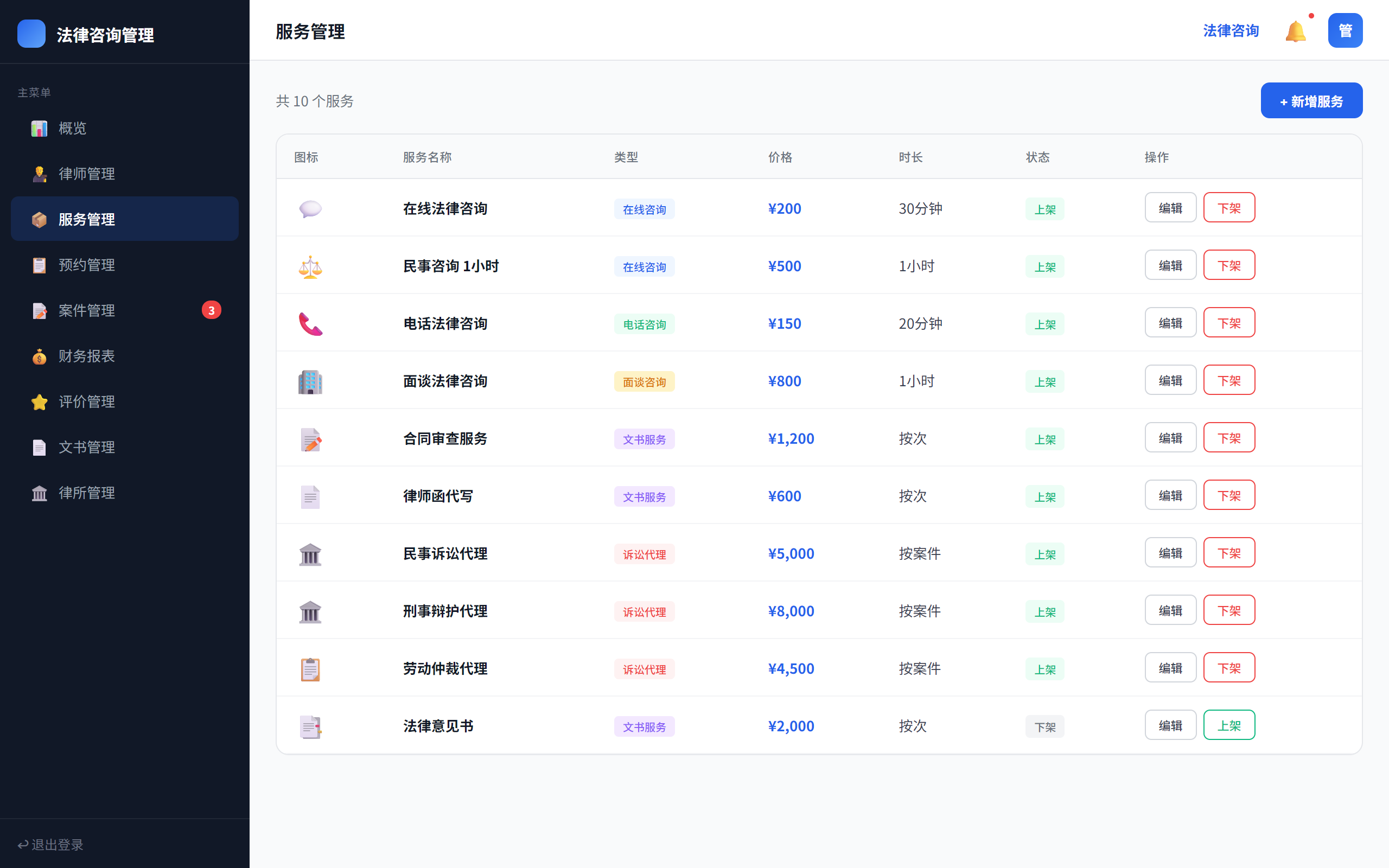 服务管理