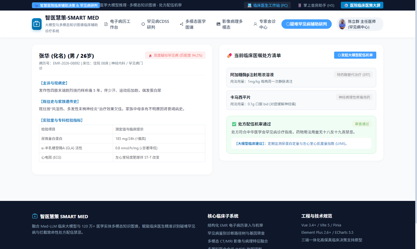PC 电子病历详情与处方大模型机审拦截