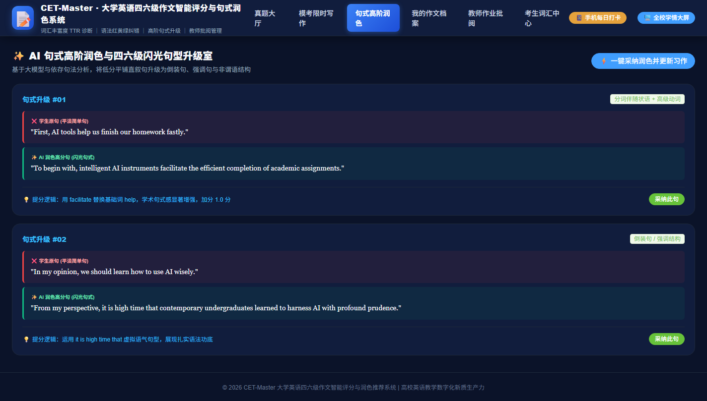 PC AI 句式高阶润色与词汇升级