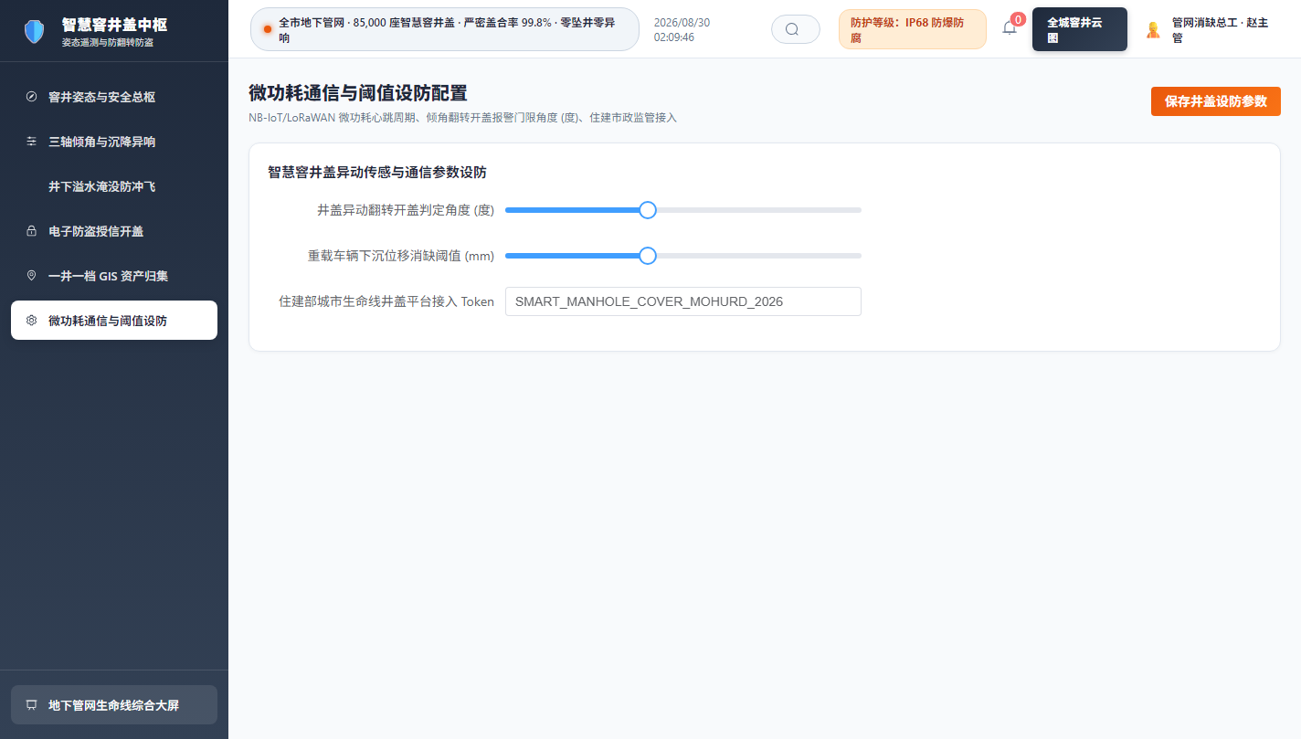 微功耗阈值设防