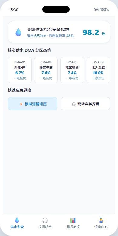 手机供水安全