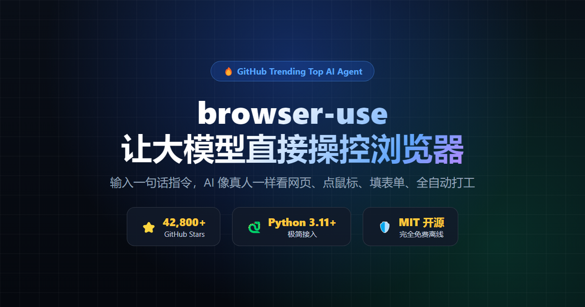 browser-use开源神仙工具