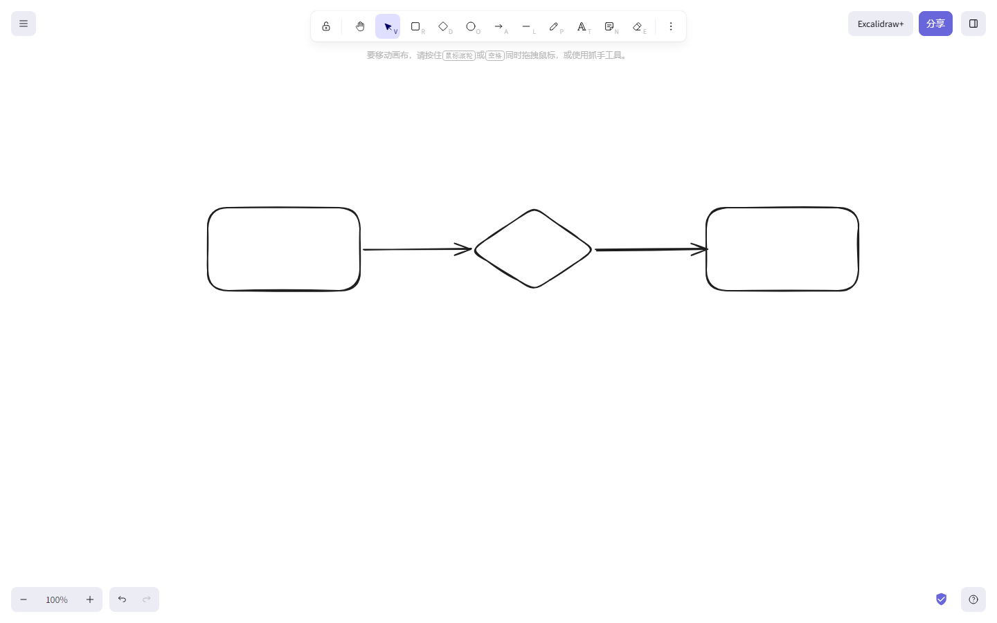 Excalidraw 流程图手绘实操与属性面板