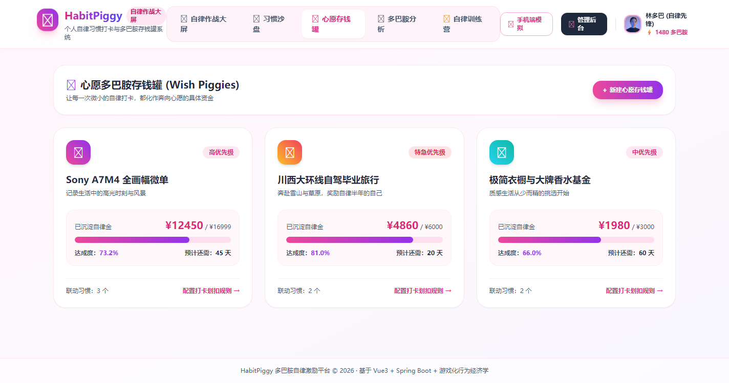 心愿多巴胺存钱罐资产室