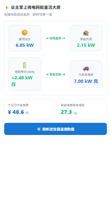 掌上能量流H5
