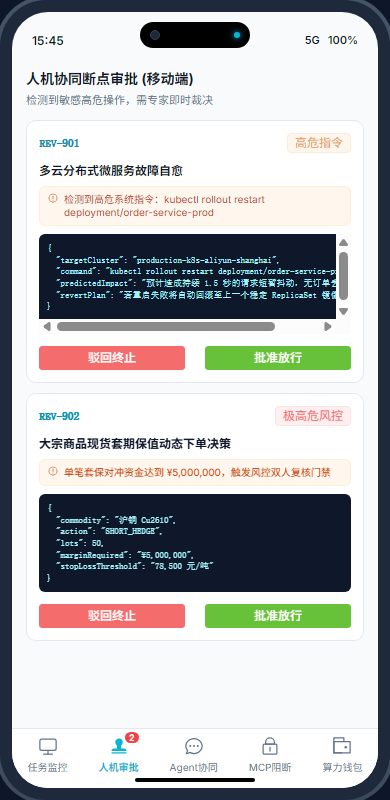移动端人机审批