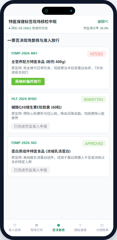 移动端否决复核