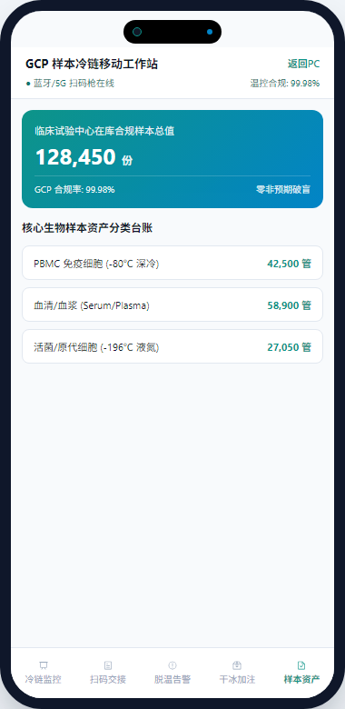 移动端样本资产钱包