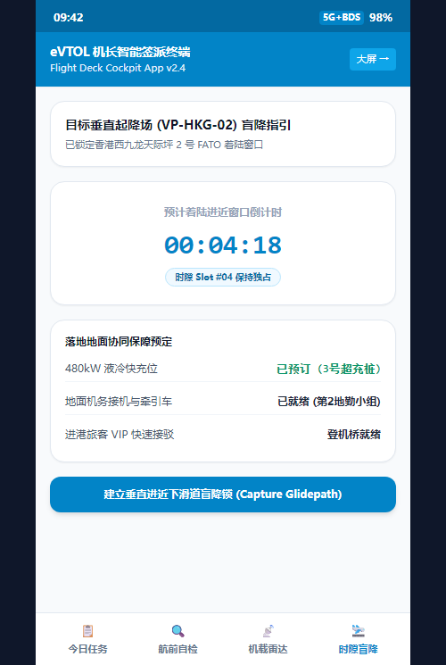 时隙盲降指引