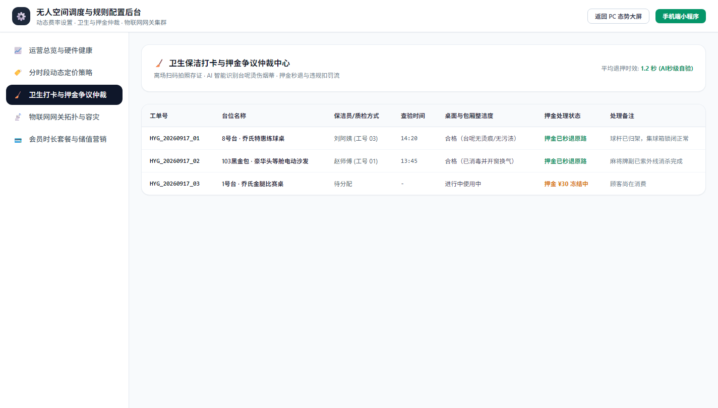 卫生打卡与押金争议仲裁