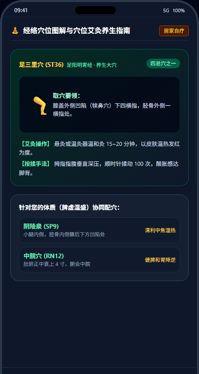 经络穴位艾灸指南