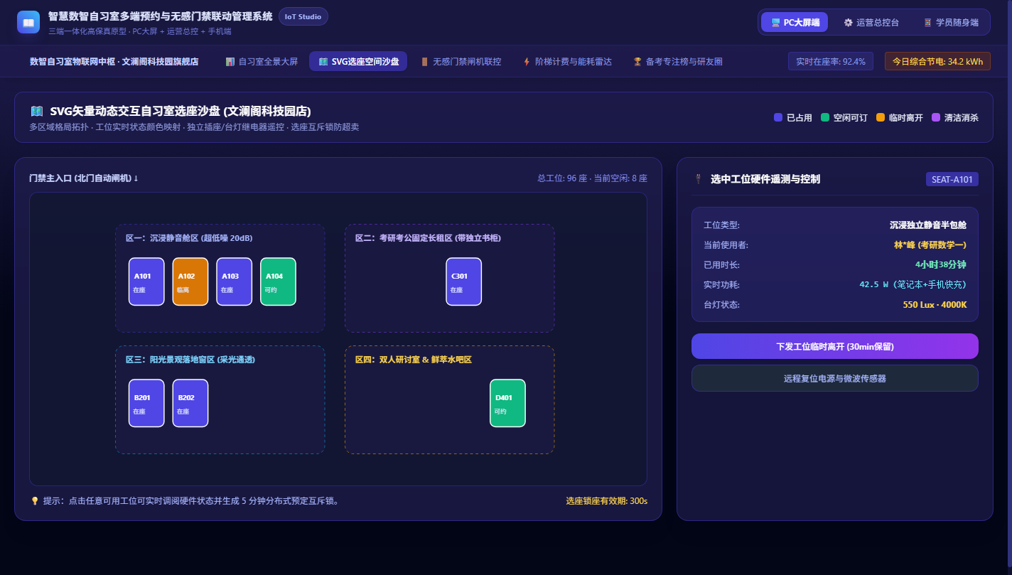 SVG选座空间沙盘