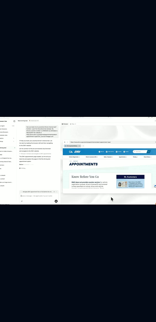 browser-use 多步骤长链条任务自主推理与容错