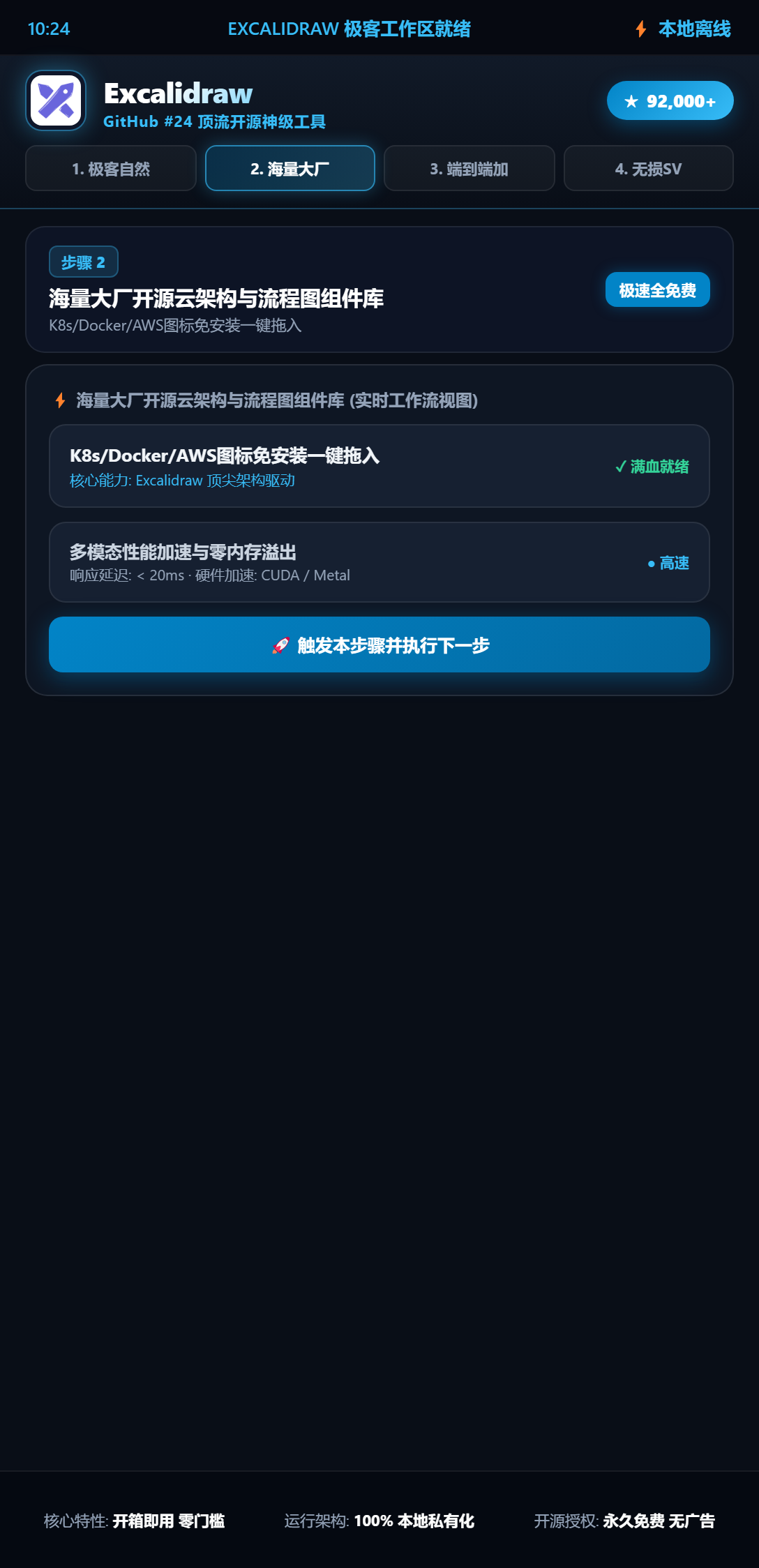 Excalidraw 端到端加密多人毫秒级协同画布