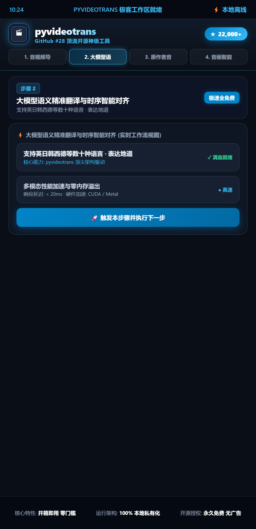 pyvideotrans 原作者音色发丝级克隆与AI配音合成