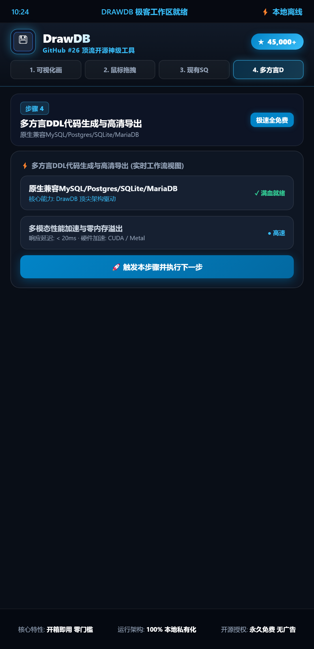DrawDB 本地离线私有化与安全架构